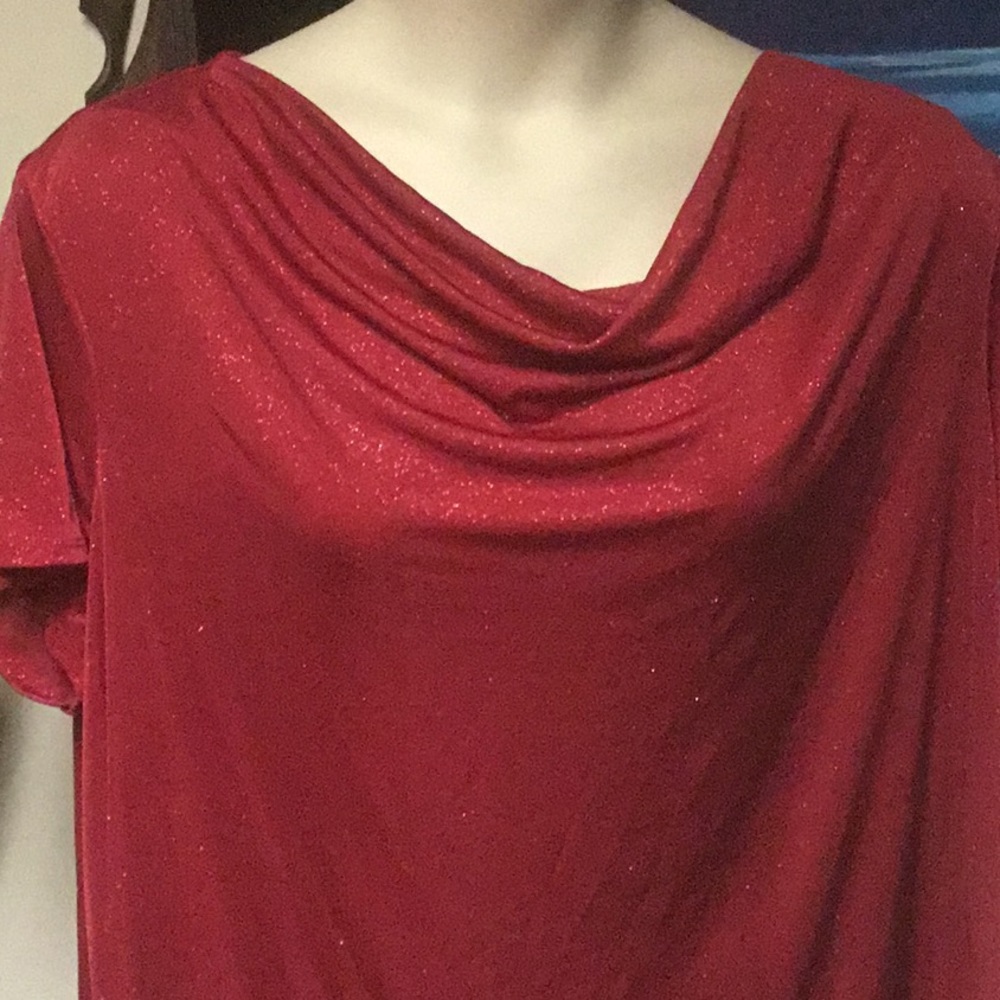 Sparkling short sleeve top